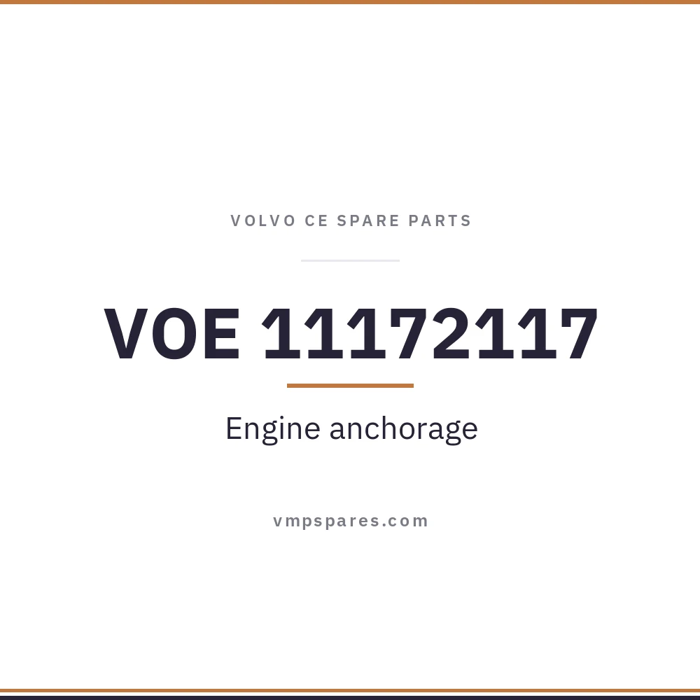 VOE 11172117 – Engine anchorage