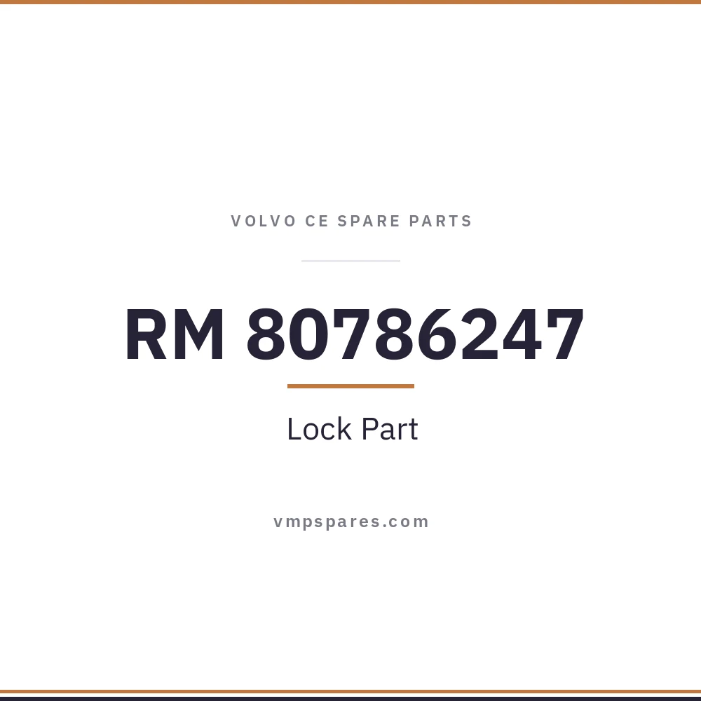 RM 80786247 – Lock Part