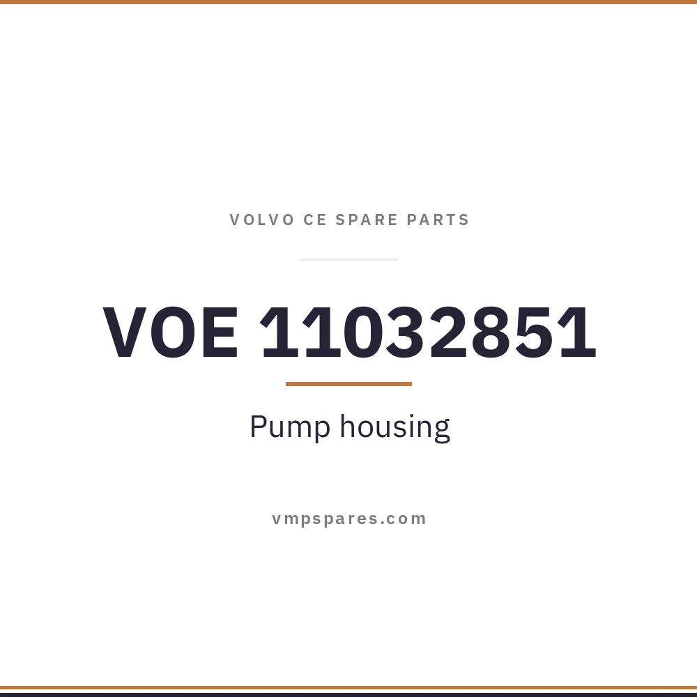 VOE 11032851 – Pump housing