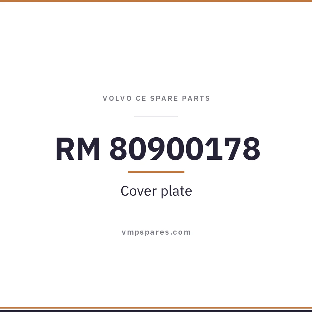 RM 80900178 – Cover plate