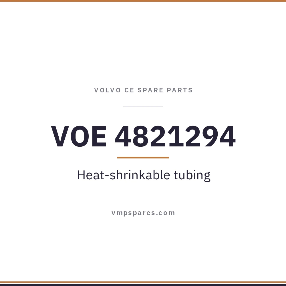VOE 4821294 – Heat-shrinkable tubing