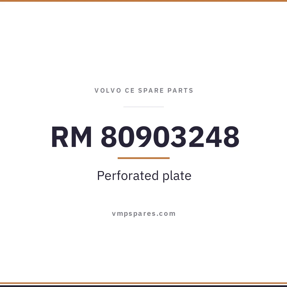 RM 80903248 – Perforated plate