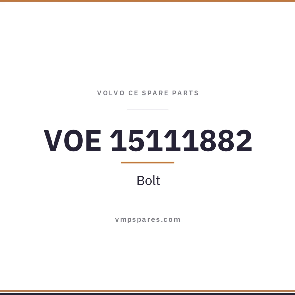 VOE 15111882 – Bolt