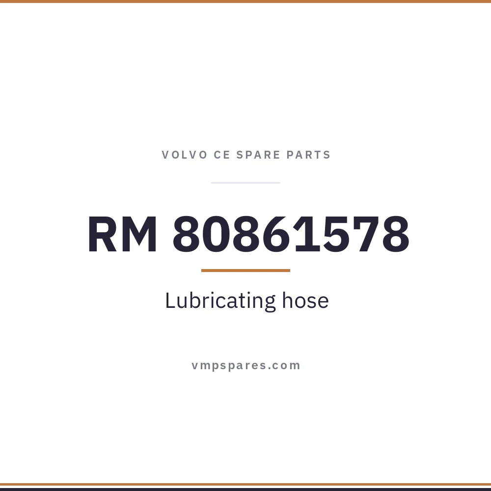 RM 80861578 – Lubricating hose