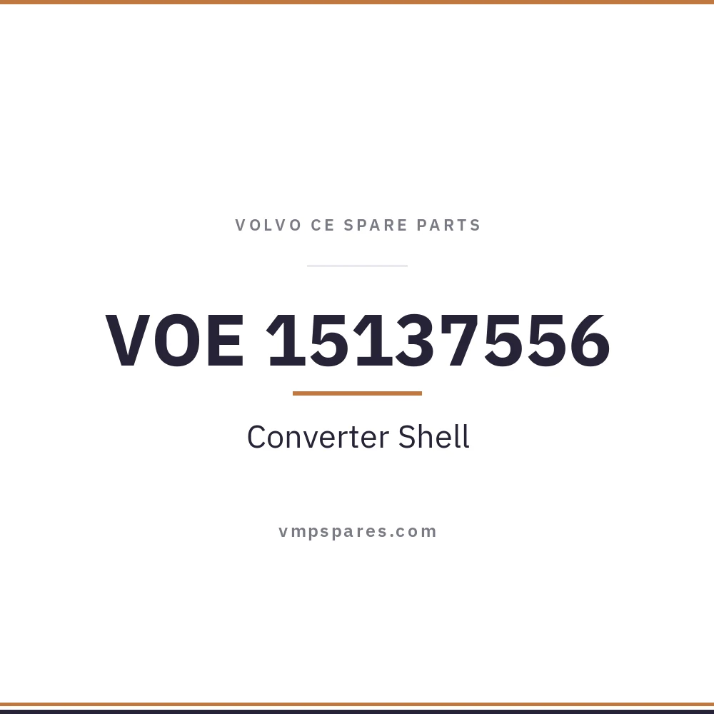 VOE 15137556 – Converter Shell