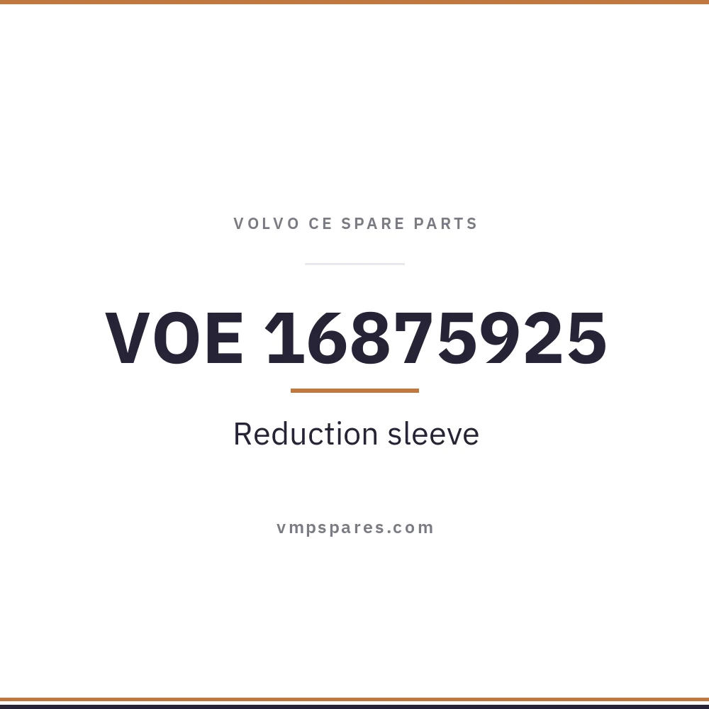 VOE 16875925 – Reduction sleeve