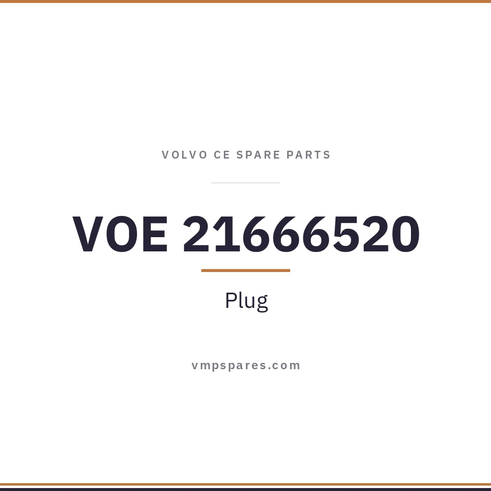 VOE 21666520 – Plug