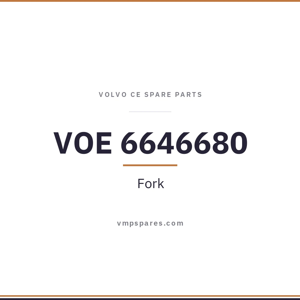 VOE 6646680 – Fork