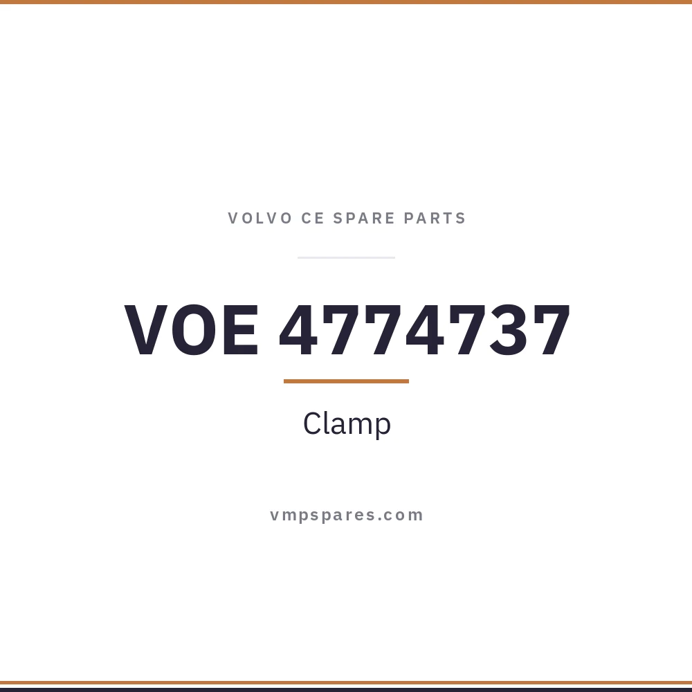 VOE 4774737 – Clamp