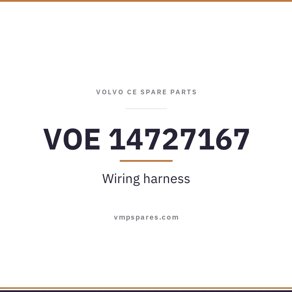 VOE 14727167 – Wiring harness