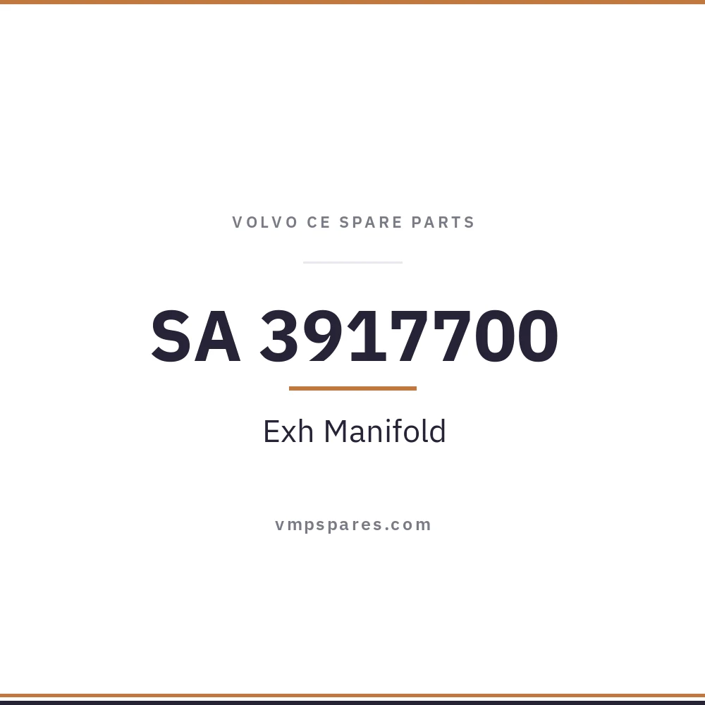 SA 3917700 – Exh Manifold