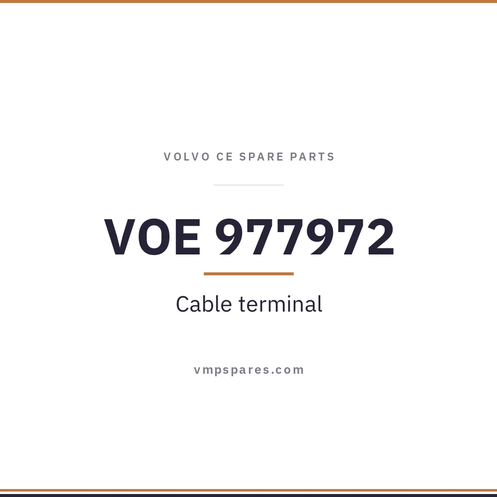 VOE 977972 – Cable terminal
