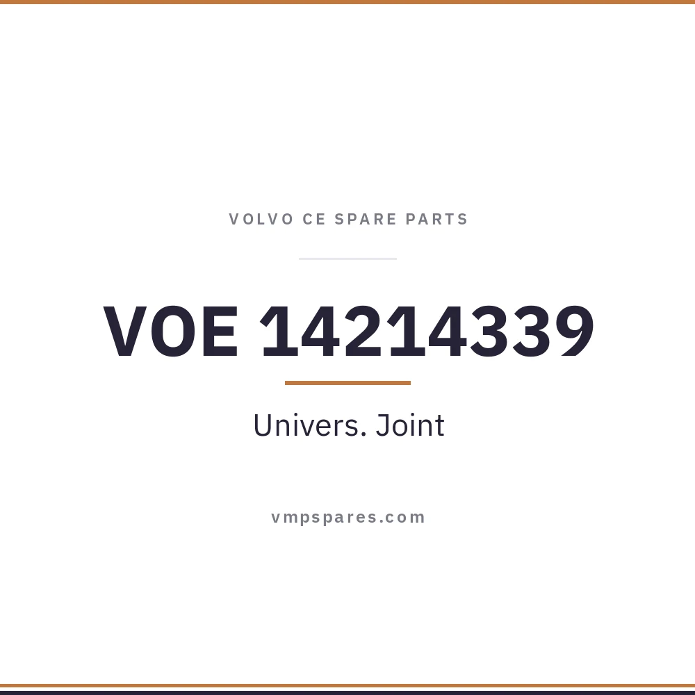 VOE 14214339 – Univers. Joint