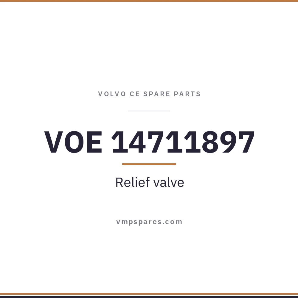 VOE 14711897 – Relief valve