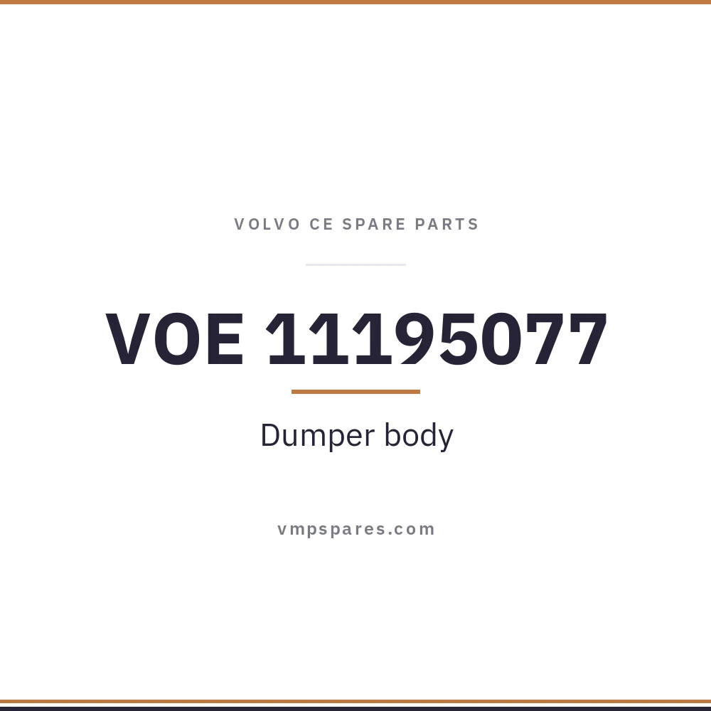VOE 11195077 – Dumper body