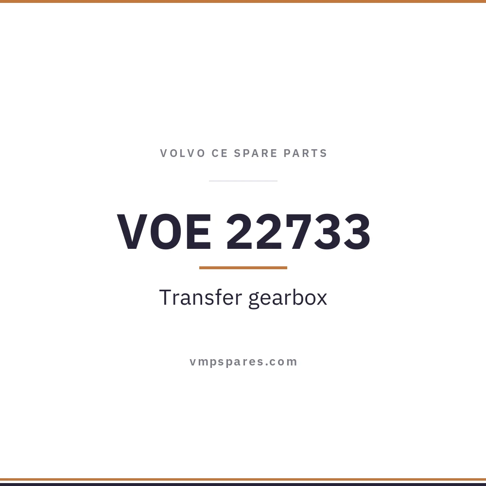 VOE 22733 – Transfer gearbox