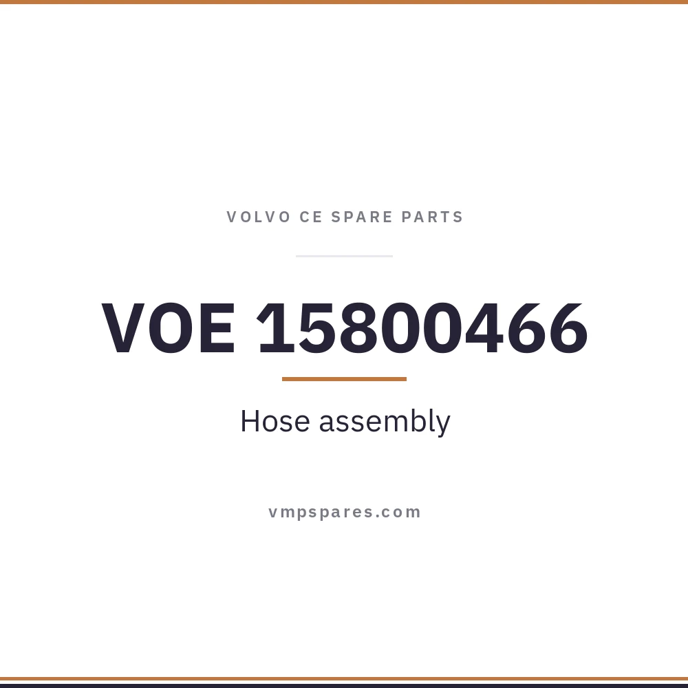 VOE 15800466 – Hose assembly