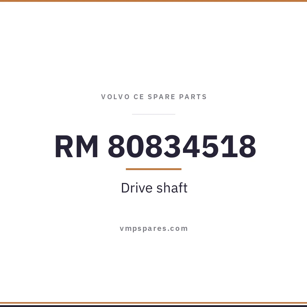 RM 80834518 – Drive shaft