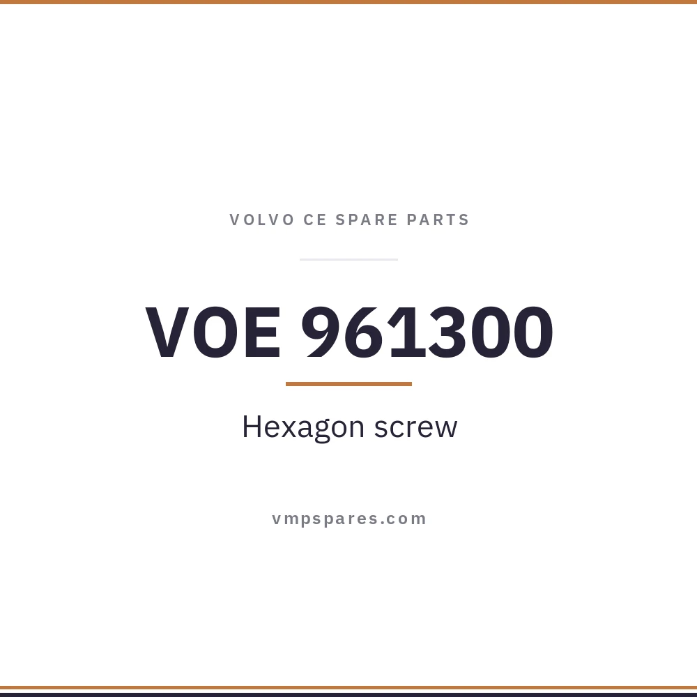 VOE 961300 – Hexagon screw