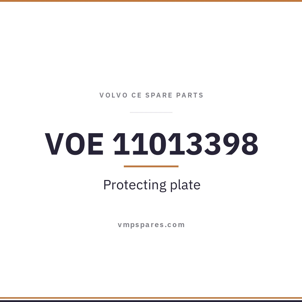 VOE 11013398 – Protecting plate