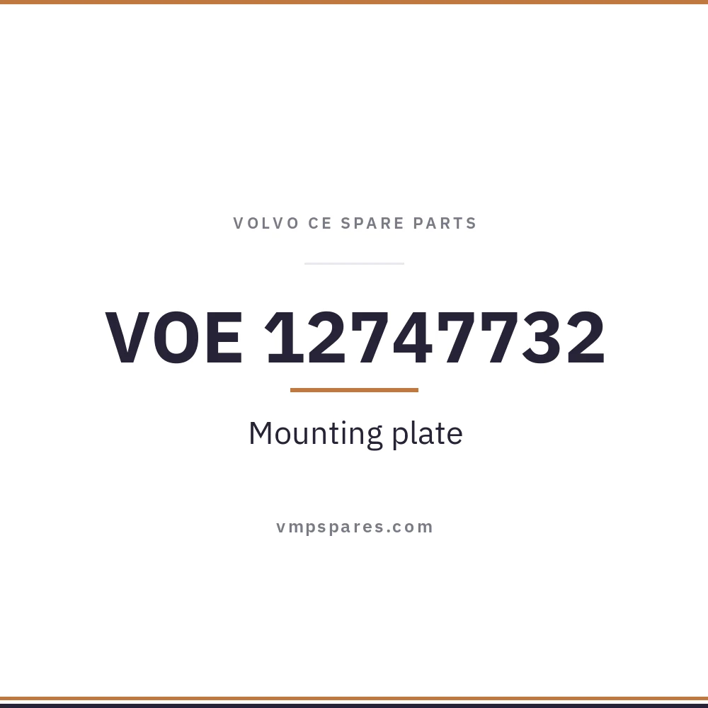 VOE 12747732 – Mounting plate