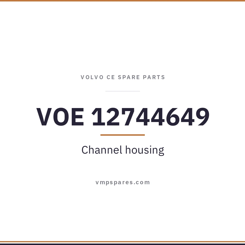 VOE 12744649 – Channel housing
