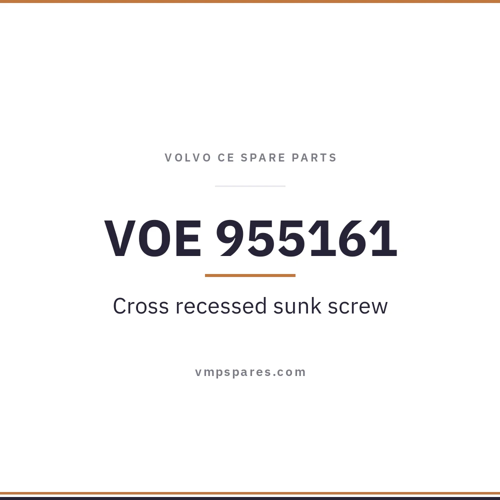 VOE 955161 – Cross recessed sunk screw