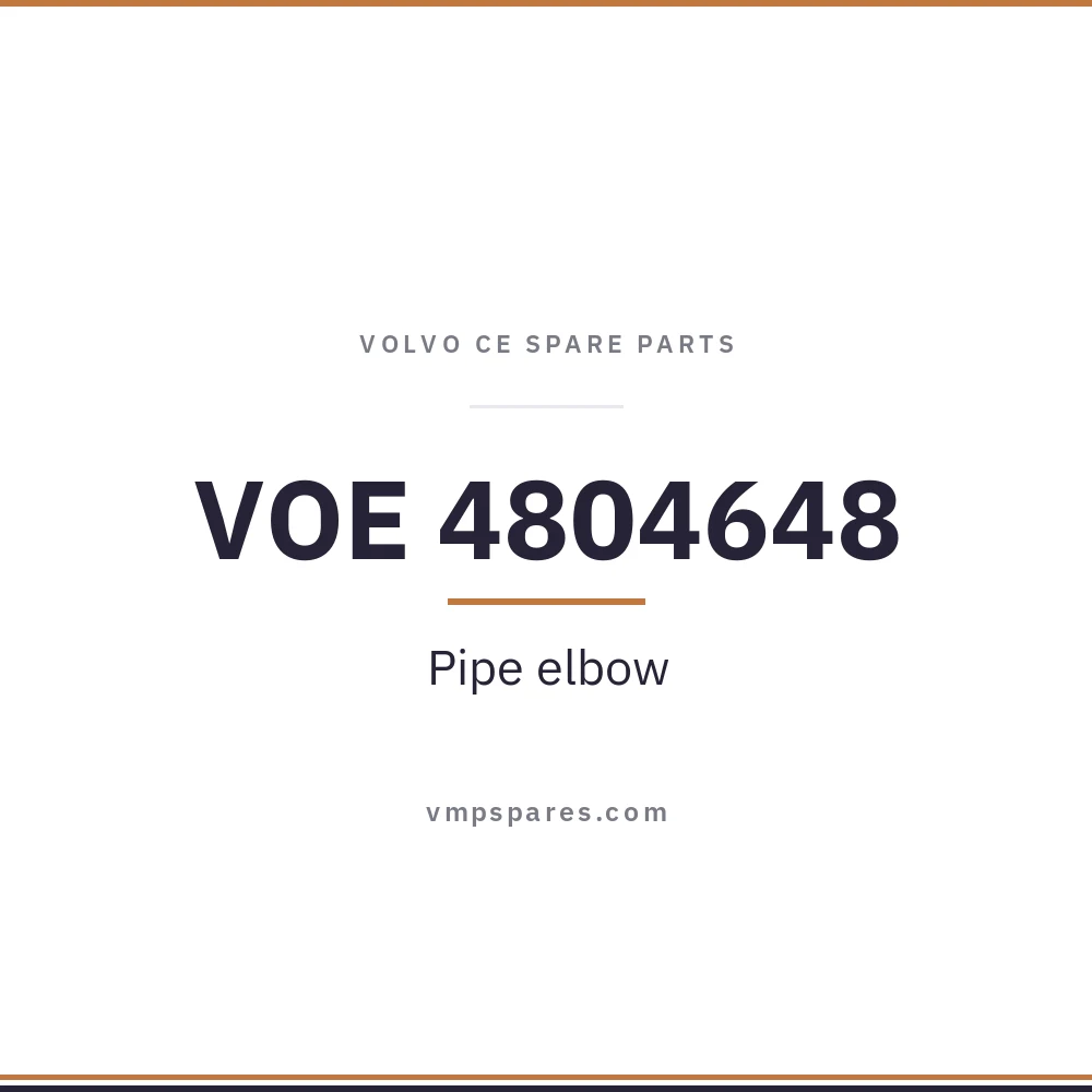 VOE 4804648 – Pipe elbow