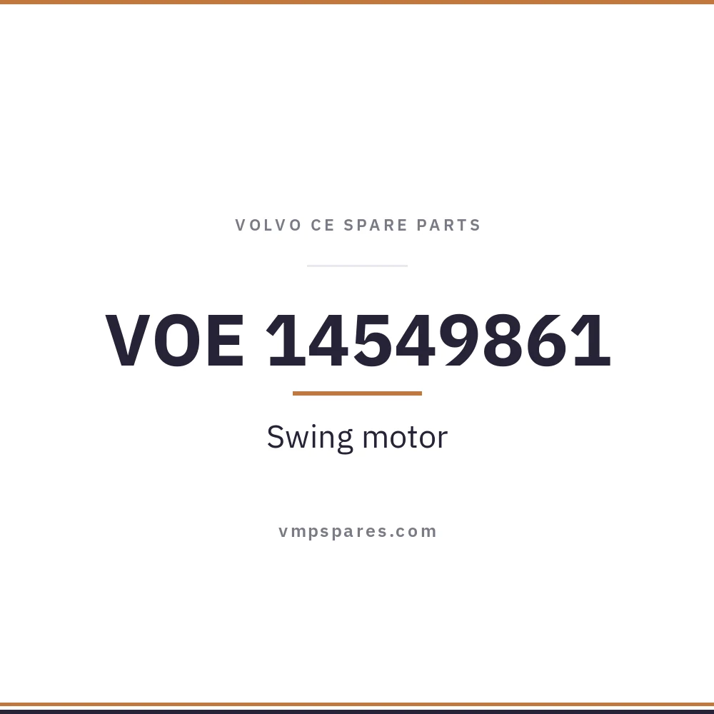 VOE 14549861 – Swing motor