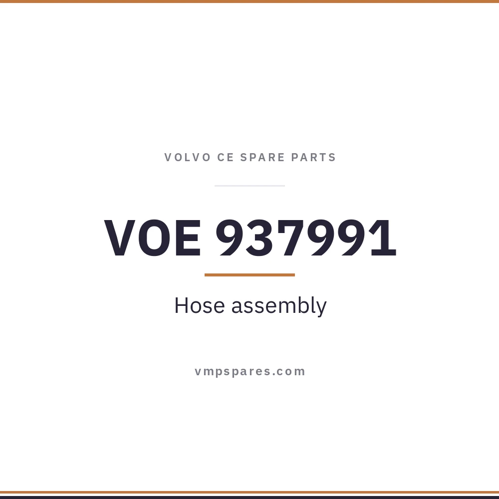 VOE 937991 – Hose assembly