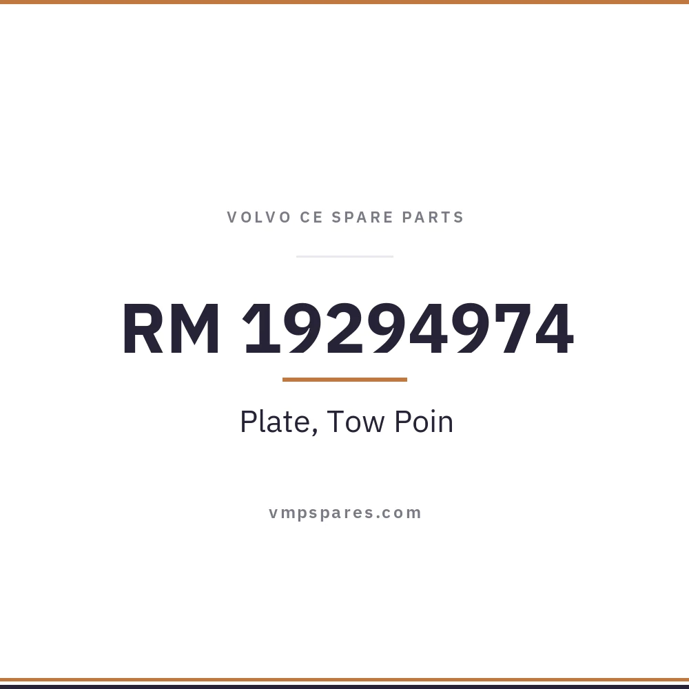 RM 19294974 – Plate, Tow Poin