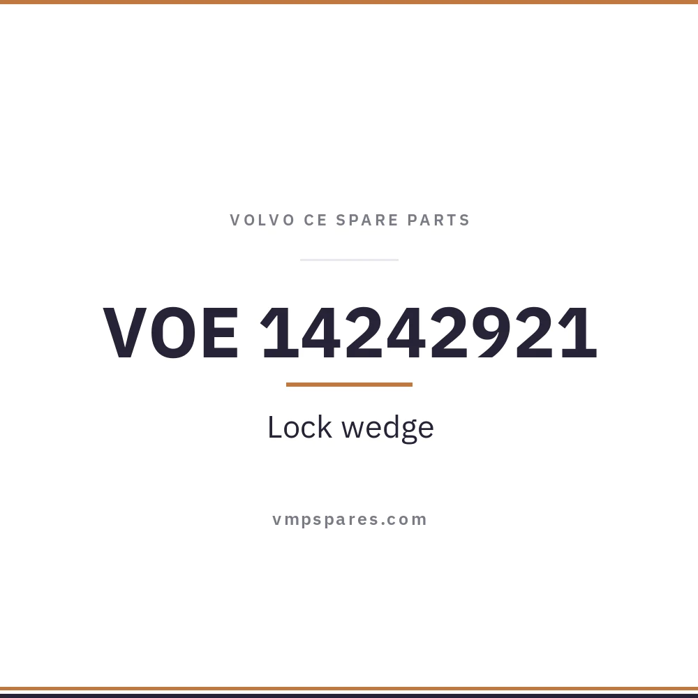 VOE 14242921 – Lock wedge
