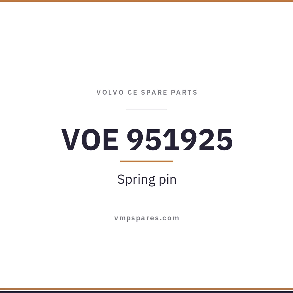 VOE 951925 – Spring pin