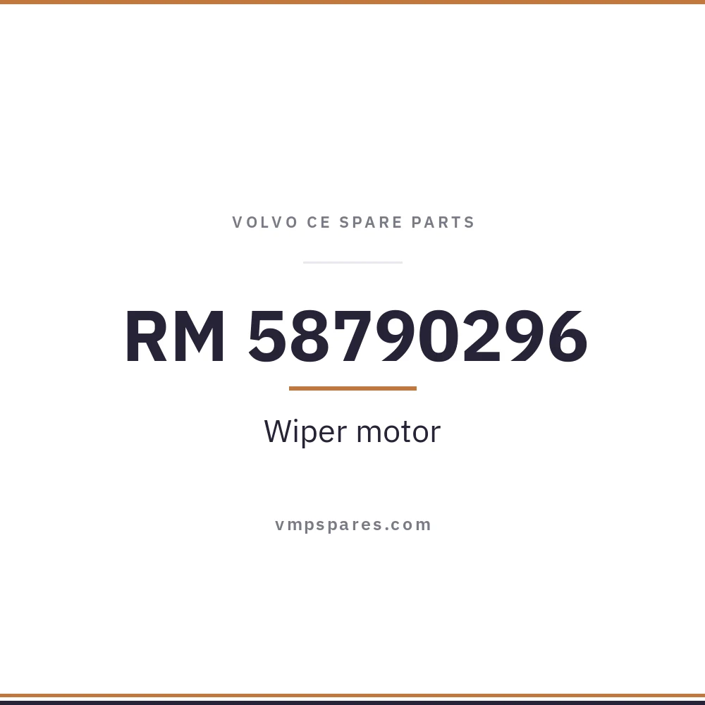 RM 58790296 – Wiper motor