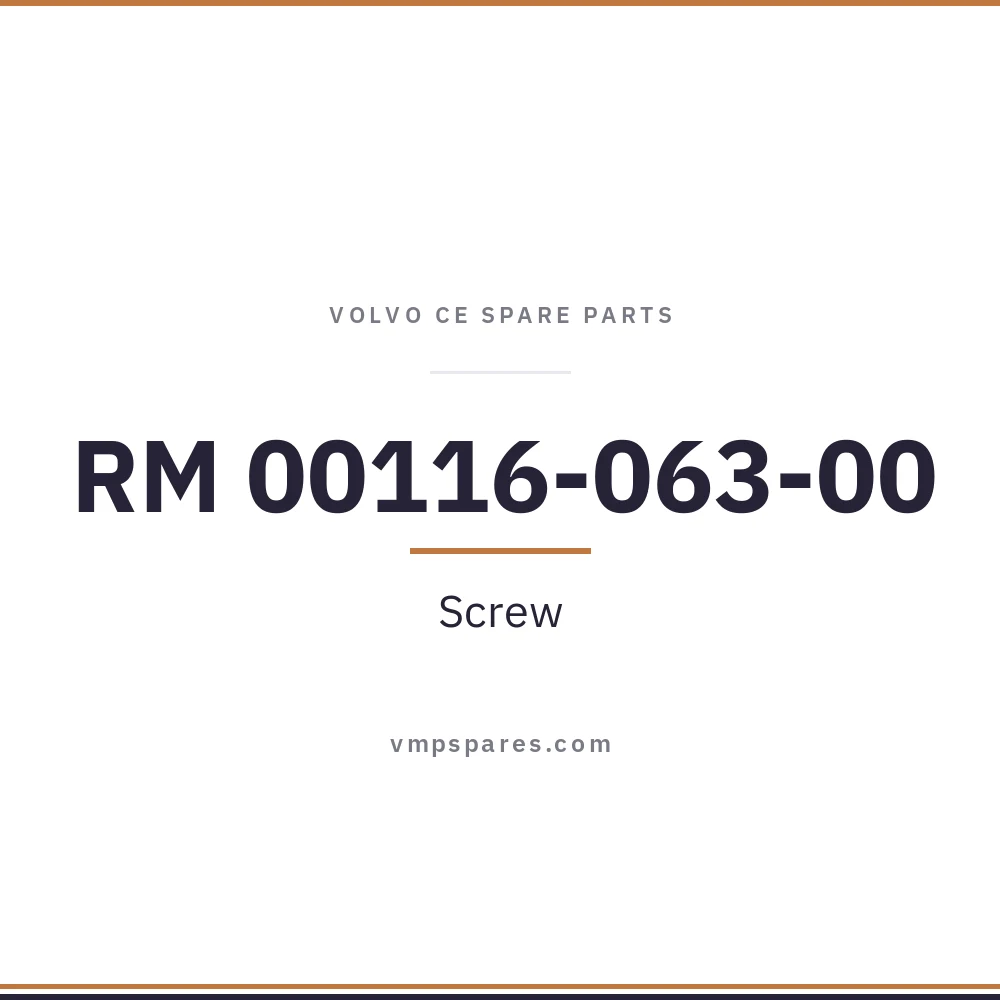 RM 00116-063-00 – Screw