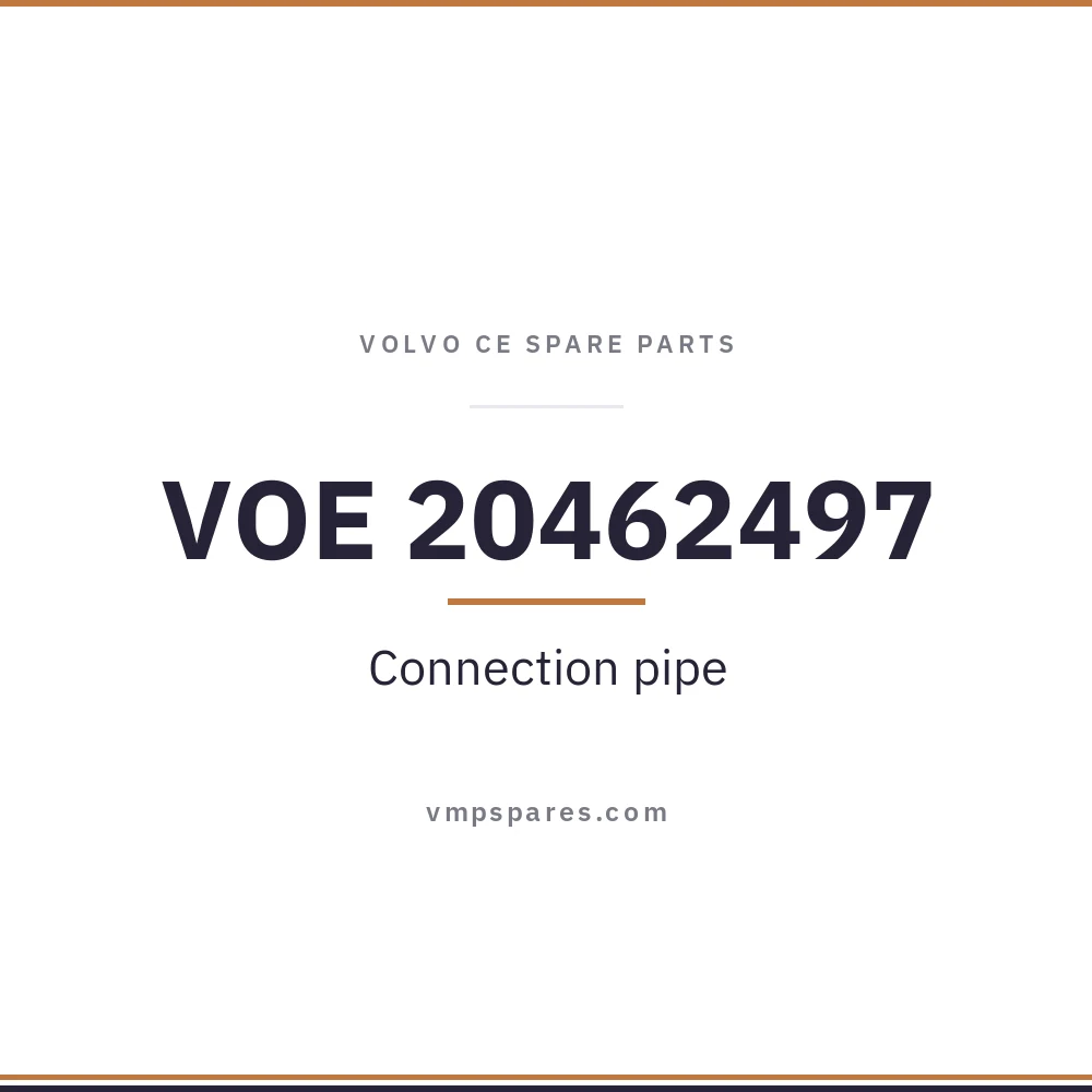 VOE 20462497 – Connection pipe