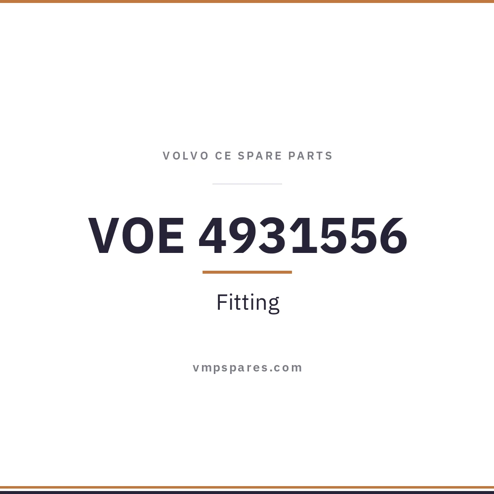 VOE 4931556 – Fitting
