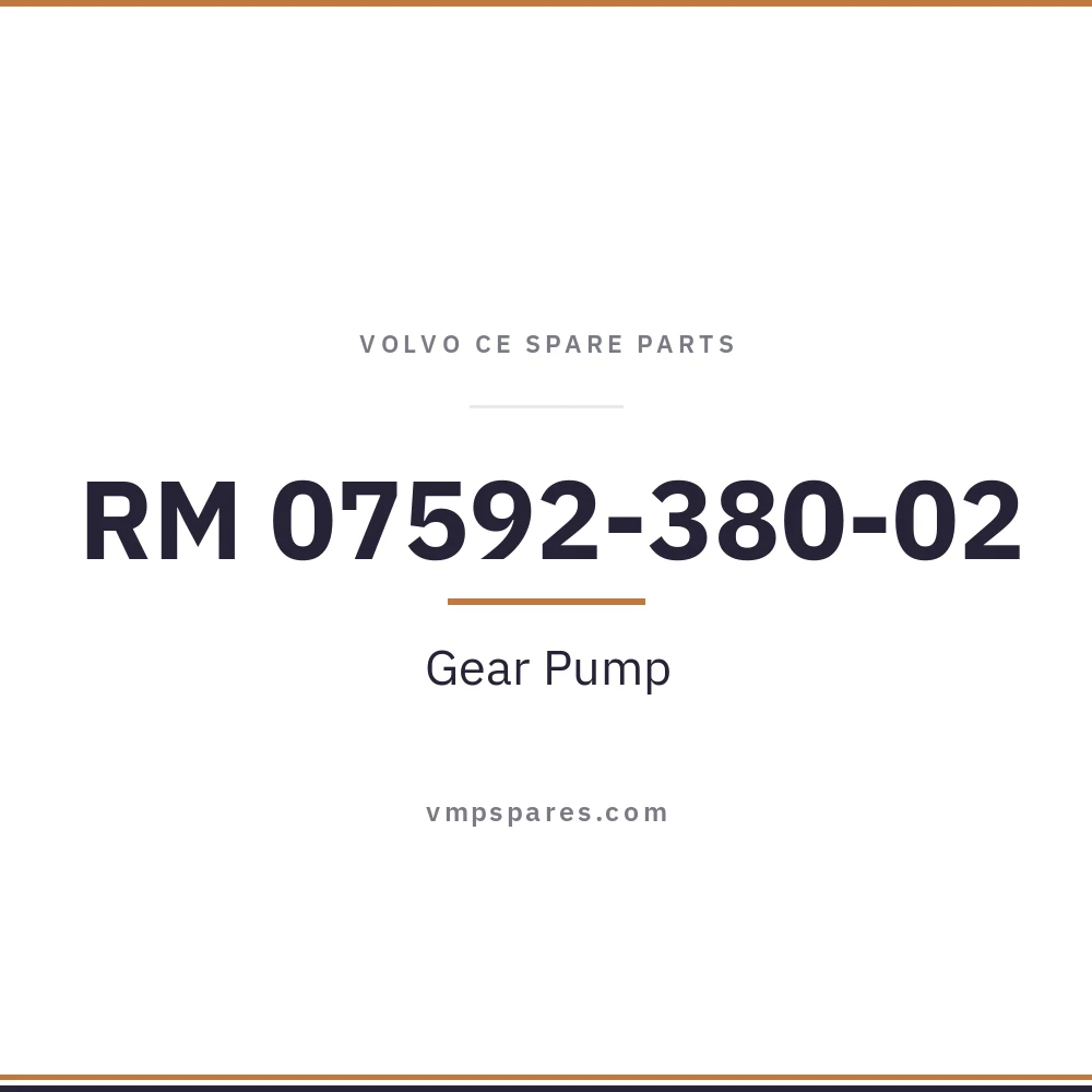 RM 07592-380-02 – Gear Pump