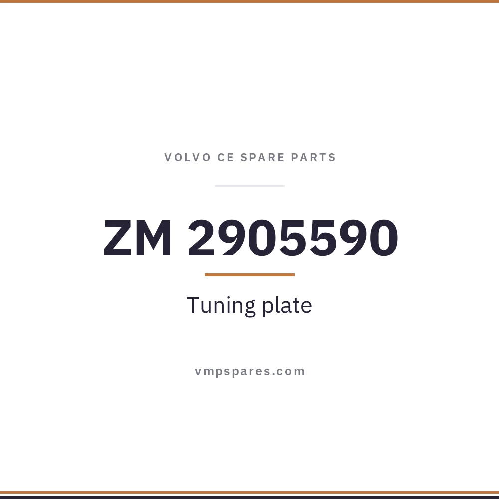 ZM 2905590 – Tuning plate