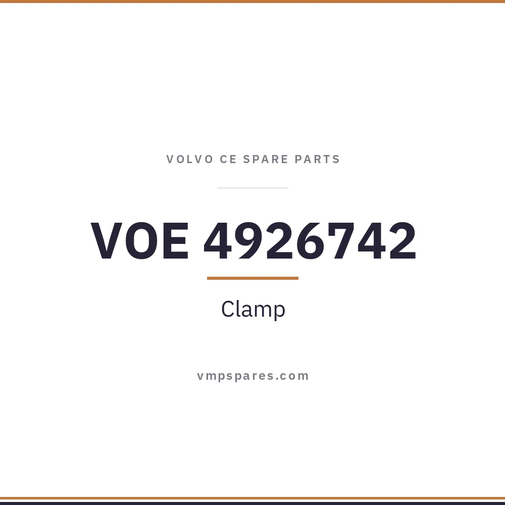 VOE 4926742 – Clamp