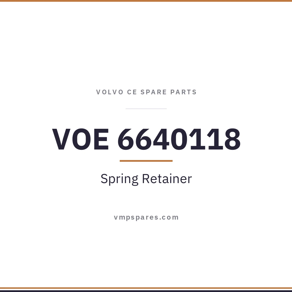 VOE 6640118 – Spring Retainer