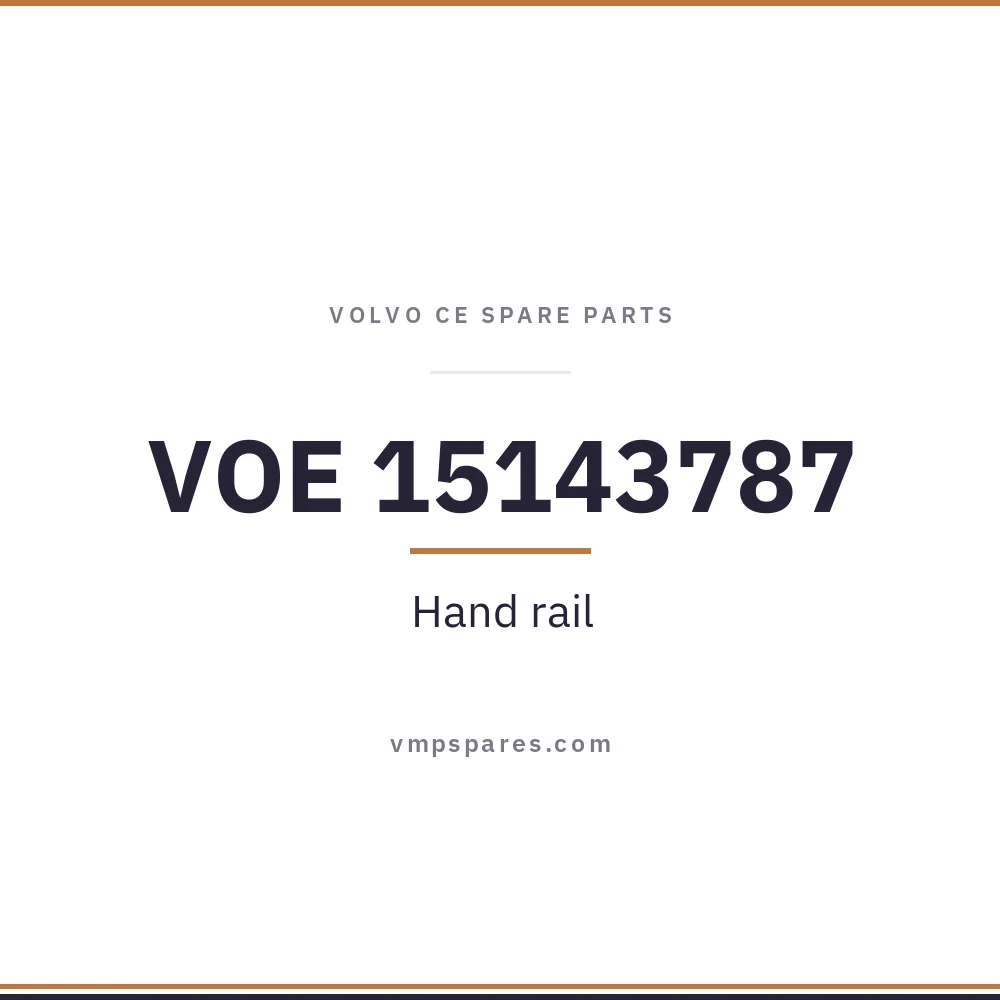 VOE 15143787 – Hand rail
