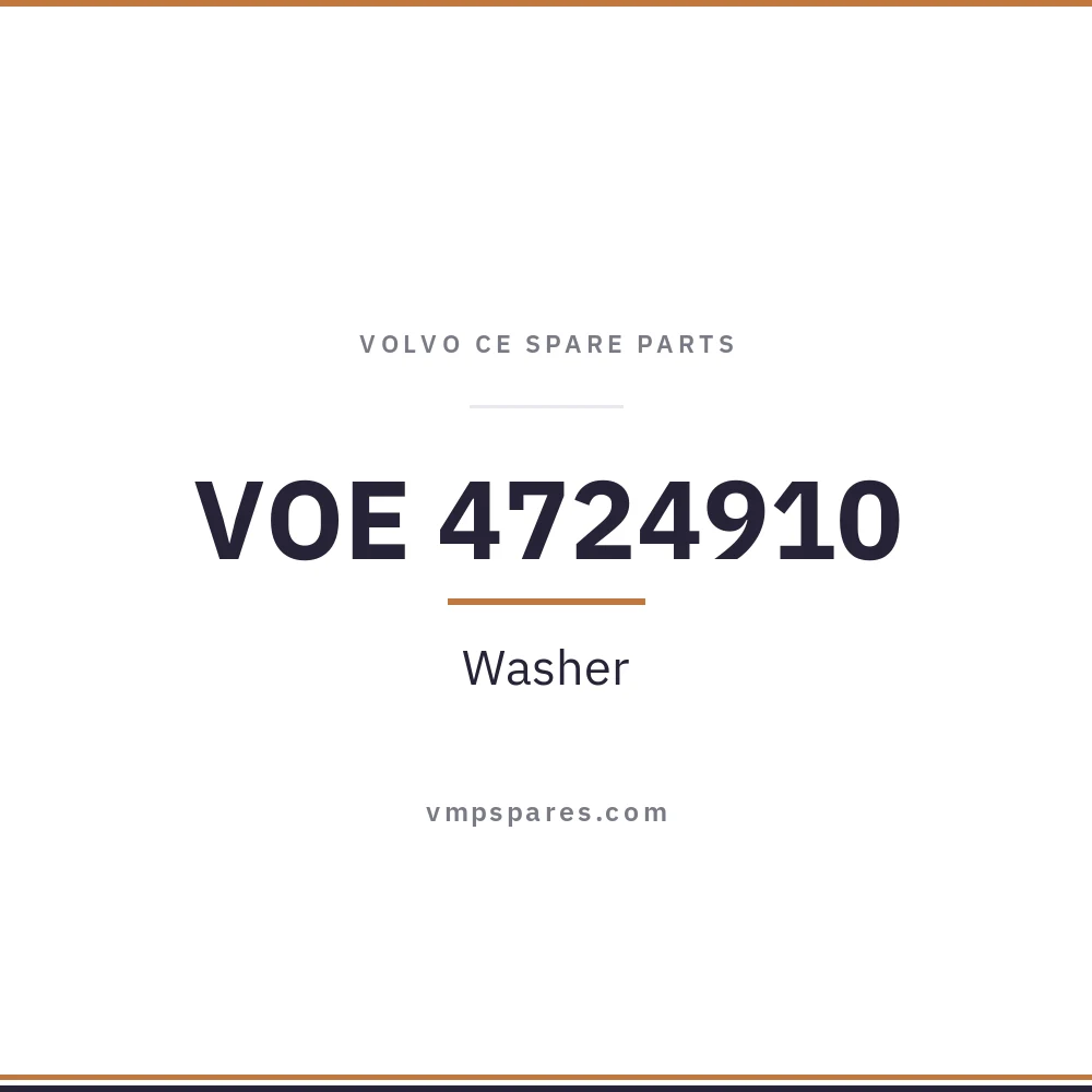 VOE 4724910 – Washer