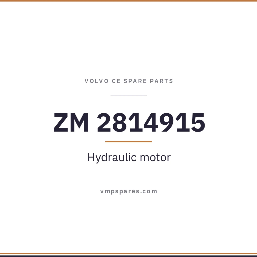 ZM 2814915 – Hydraulic motor