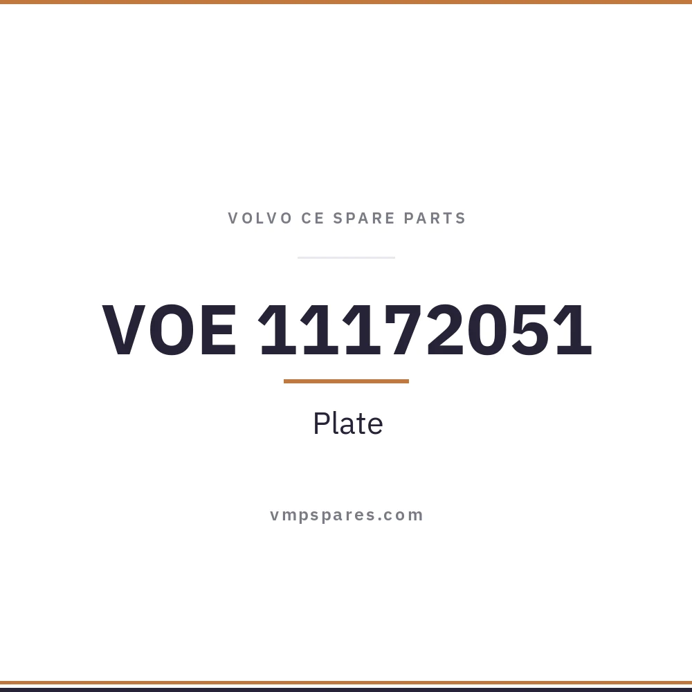 VOE 11172051 – Plate