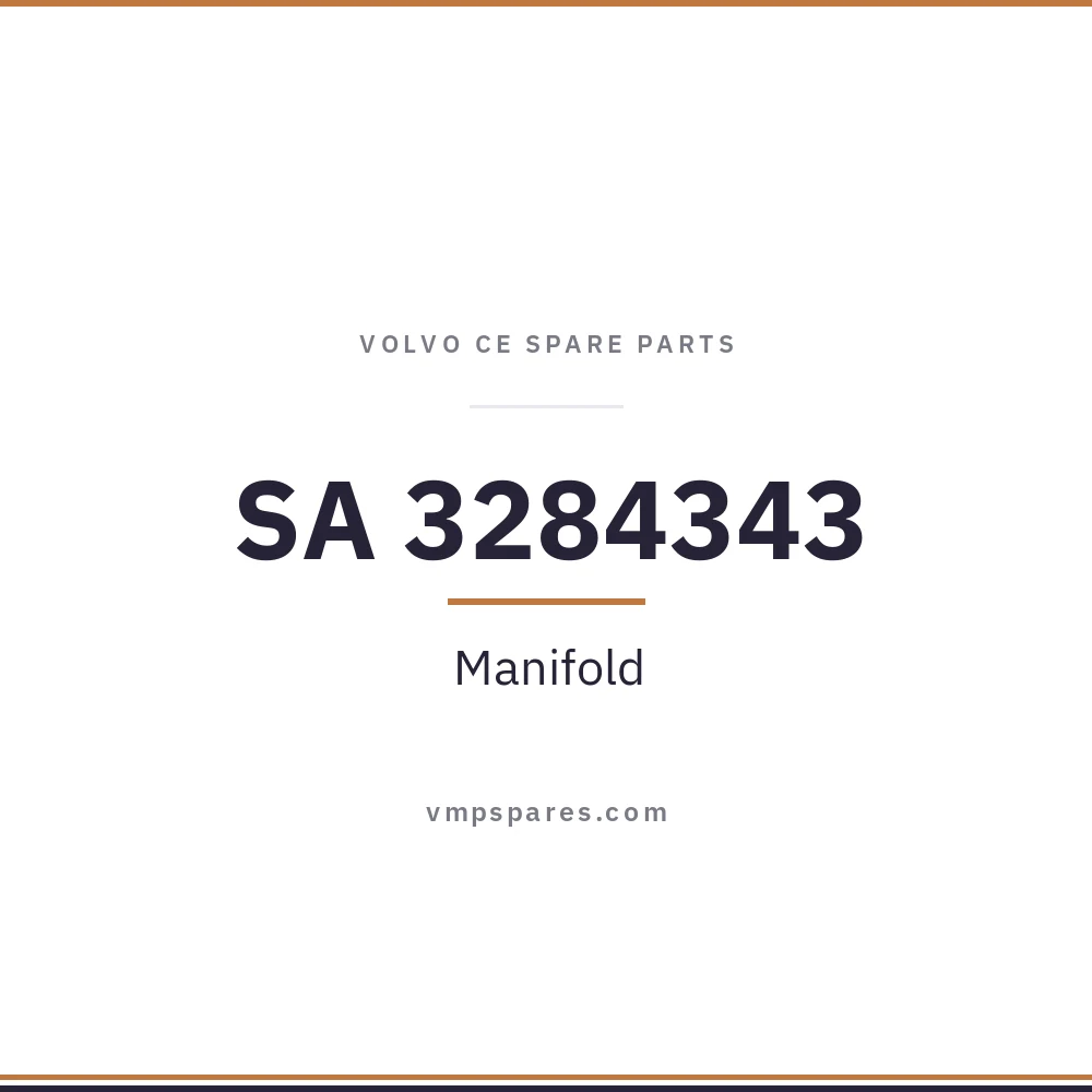 SA 3284343 – Manifold