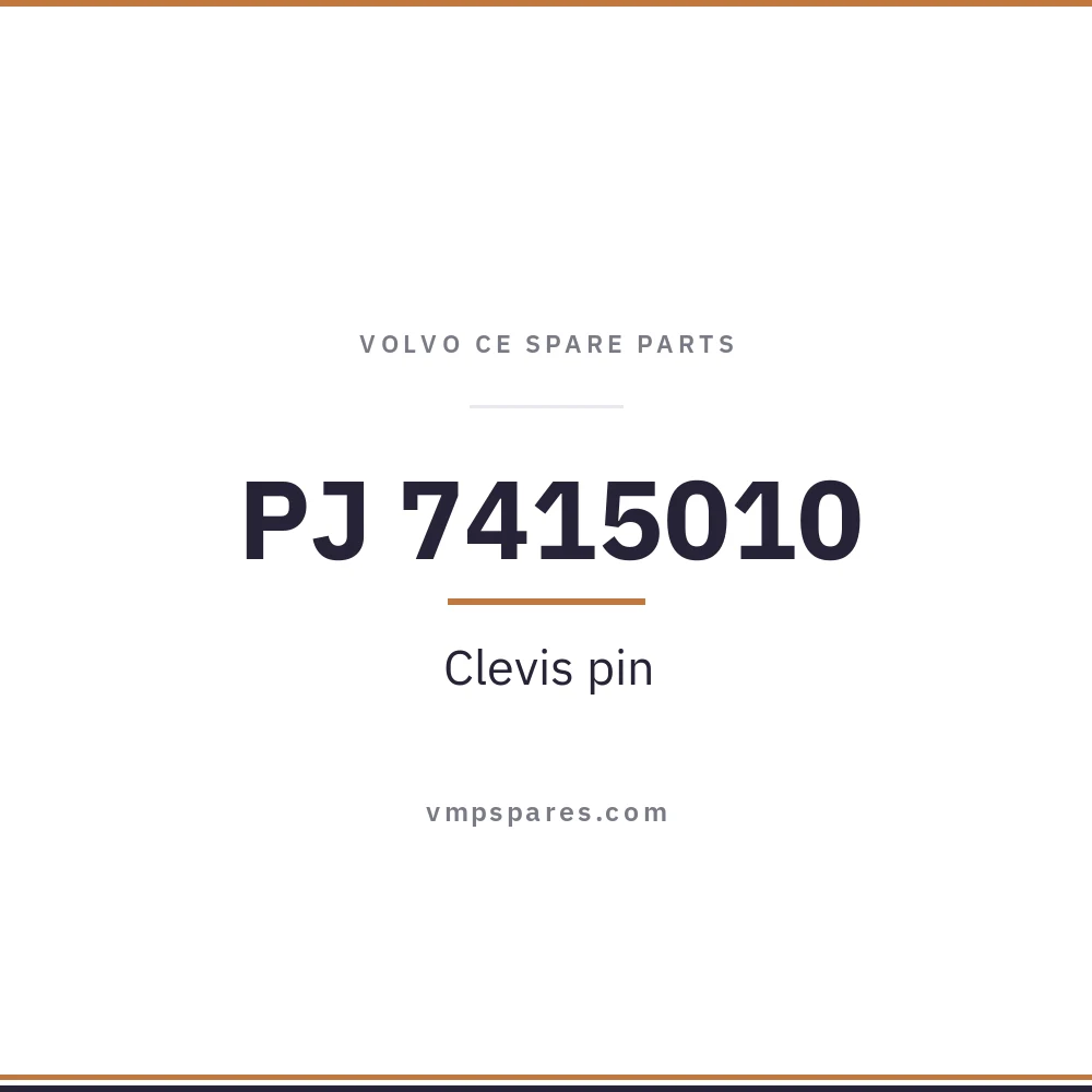PJ 7415010 – Clevis pin