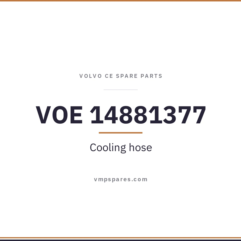 VOE 14881377 – Cooling hose