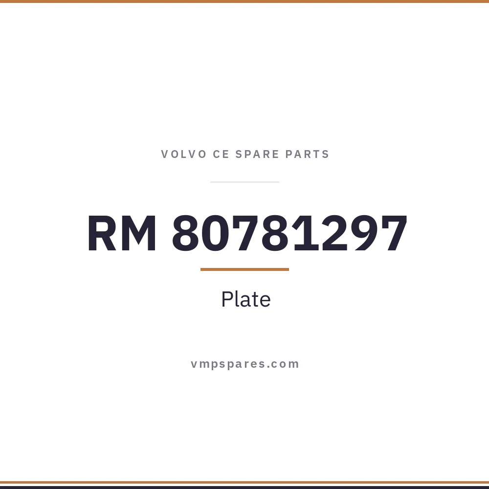 RM 80781297 – Plate