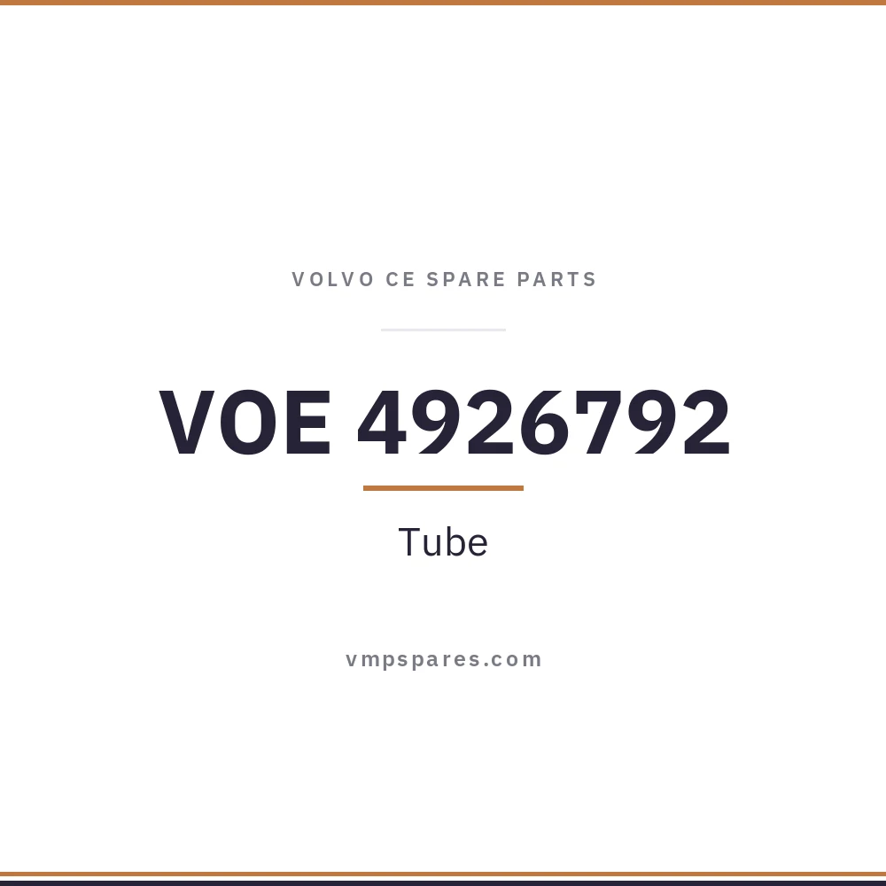 VOE 4926792 – Tube